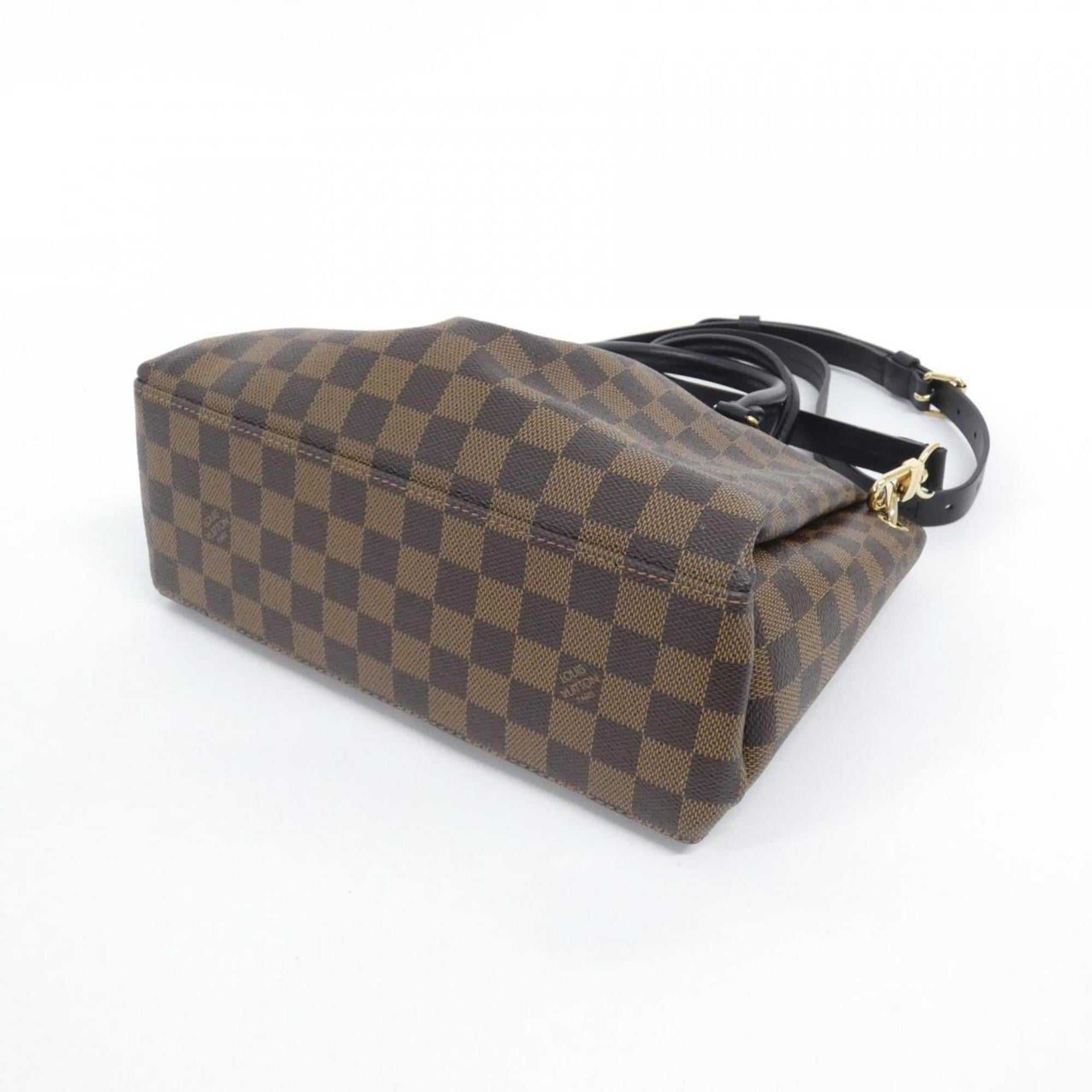 Louis Vuitton Ebene Coated Canvas Handbag