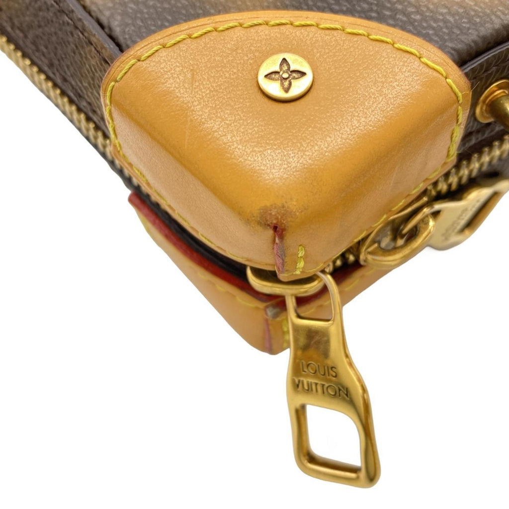 Louis Vuitton Marron Coated Canvas Shoulder Bag