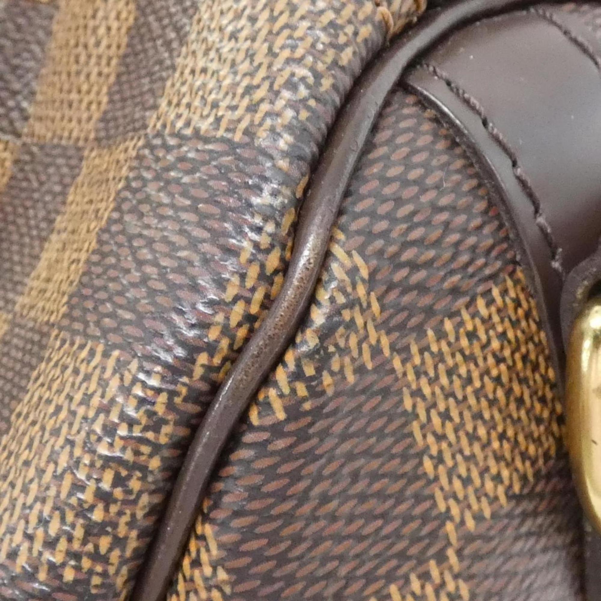 Louis Vuitton Ebene Coated Canvas Boston Bag