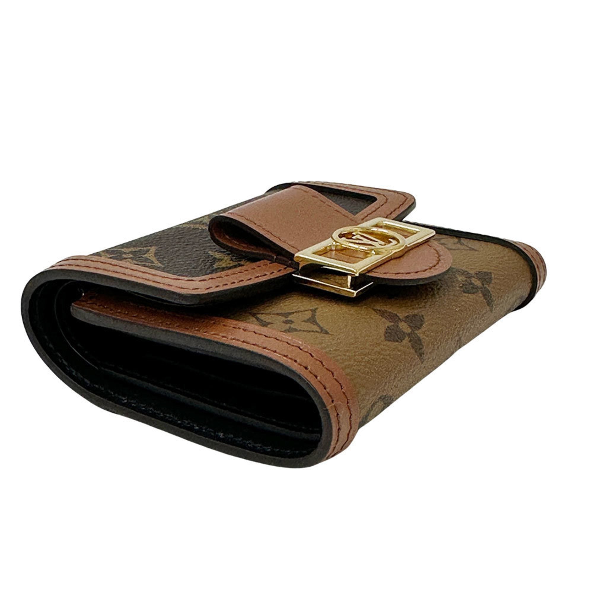 Louis Vuitton Monogram Reverse Monogram Reverse Wallet (Tri-Fold)