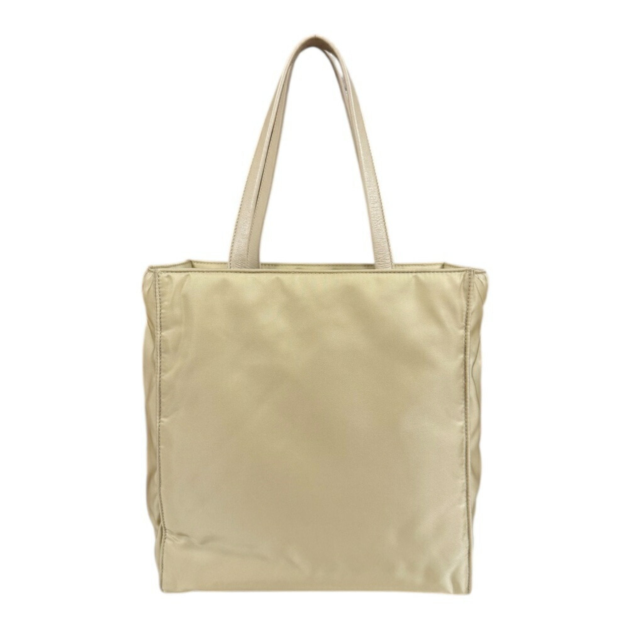 Prada Beige Nylon Shoulder Bag
