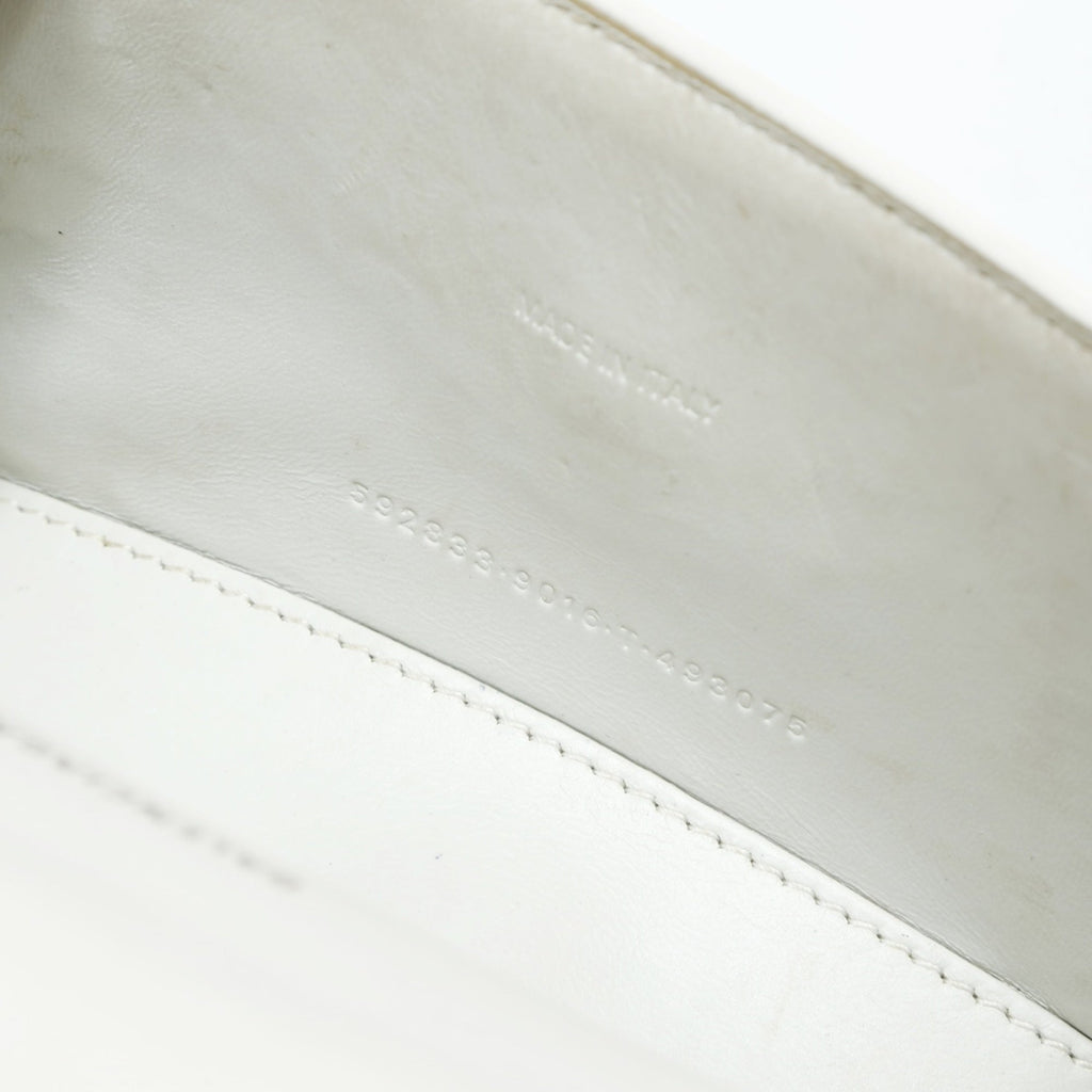 Balenciaga White Leather Shoulder
