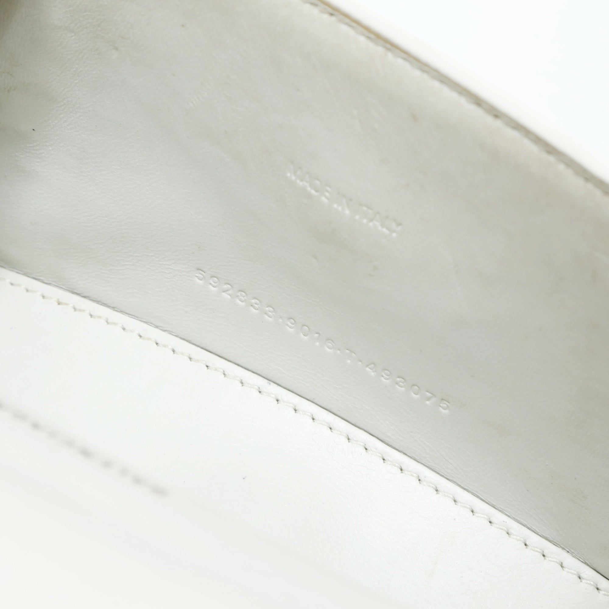 Balenciaga White Leather Shoulder