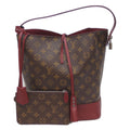 Louis Vuitton Bordeaux Brown Monogram Pouch Shoulder Bag