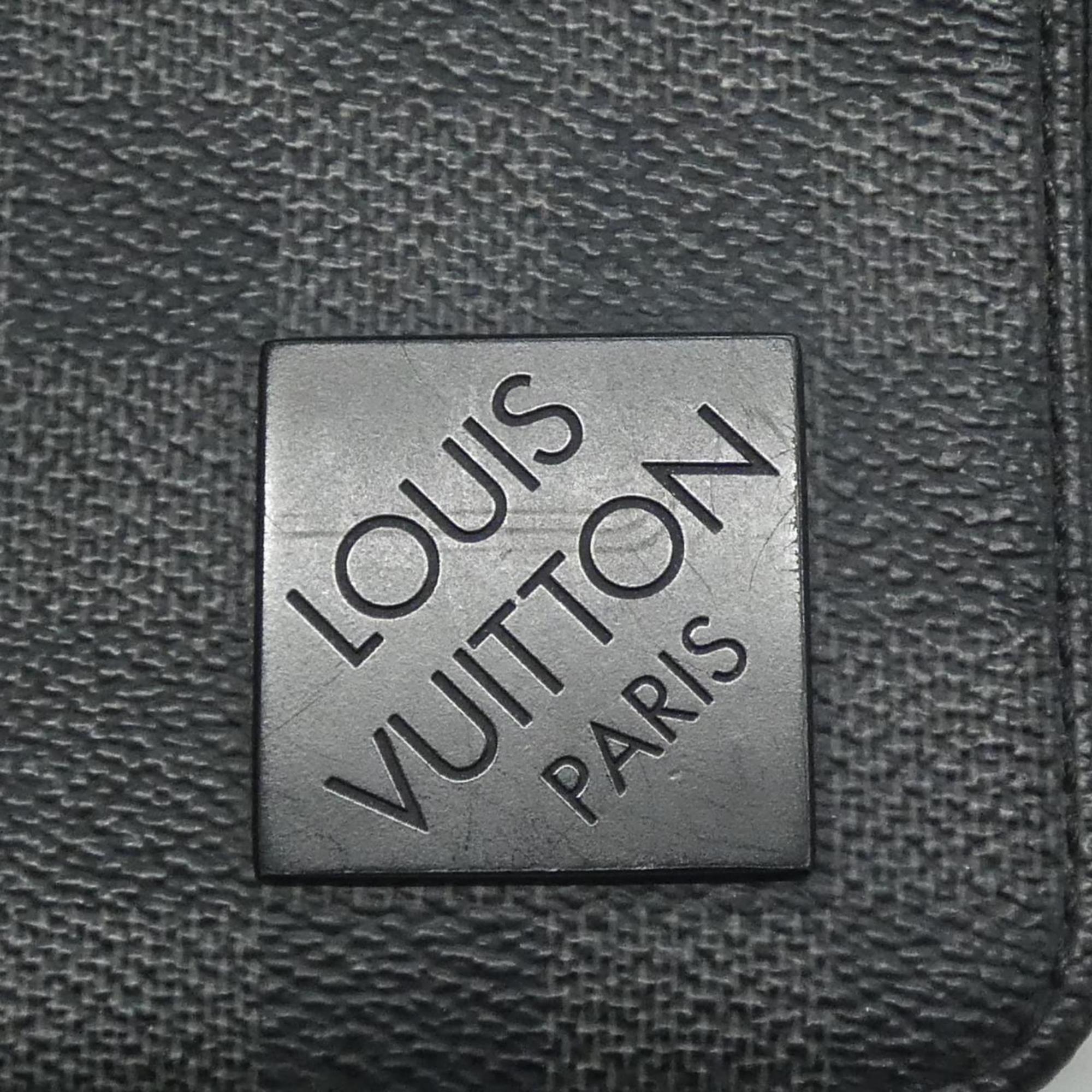 Louis Vuitton Graphite Coated Canvas Shoulder Bag