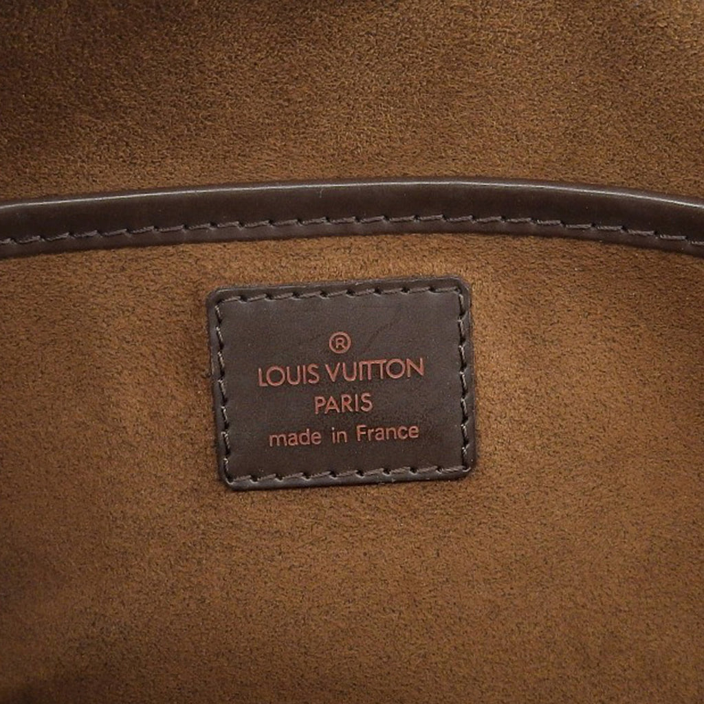 Louis Vuitton Damier Canvas Ebene Pvc Clutch Bag