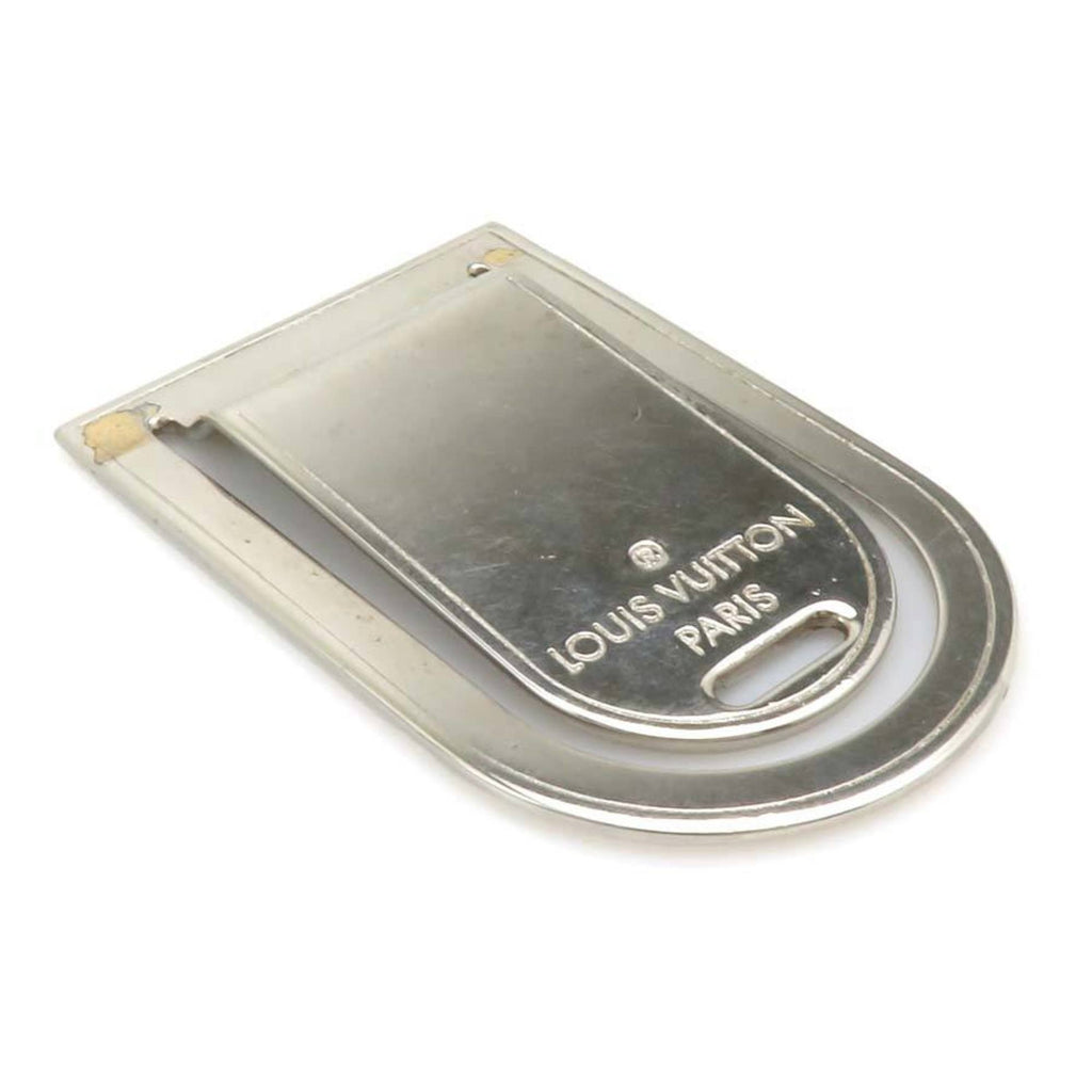 Louis Vuitton Silver Metal Money Clip