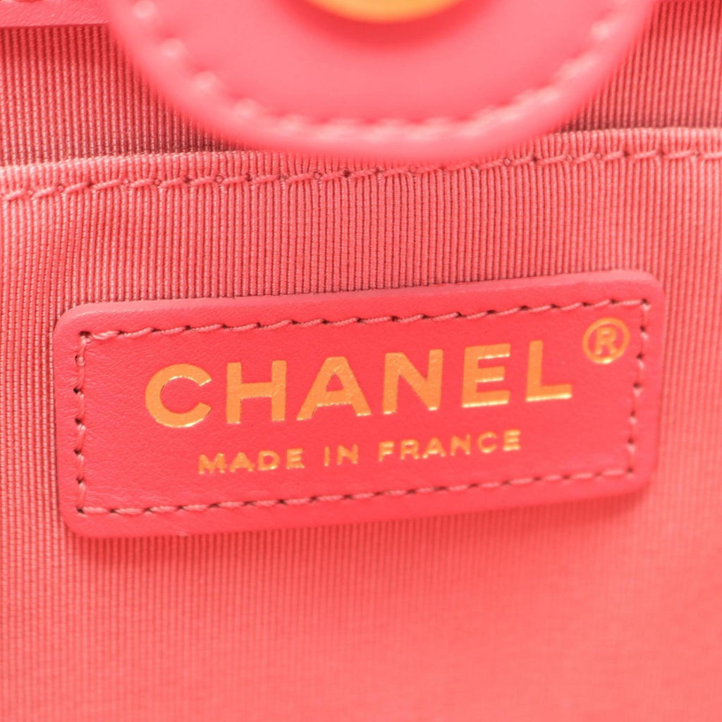 Chanel Pink Leather Handbag Shoulder Bag