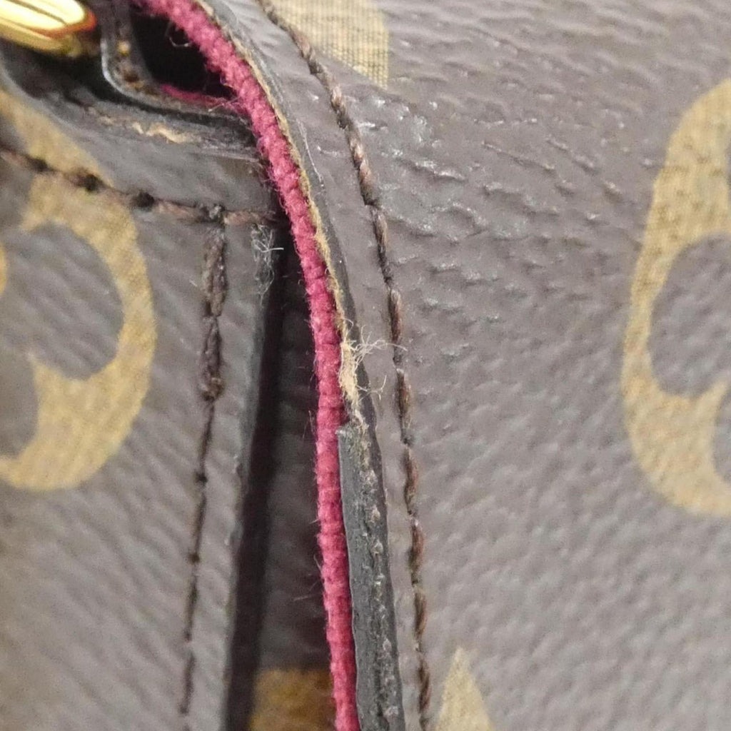 Louis Vuitton Marron Coated Canvas Pochette Shoulder Bag