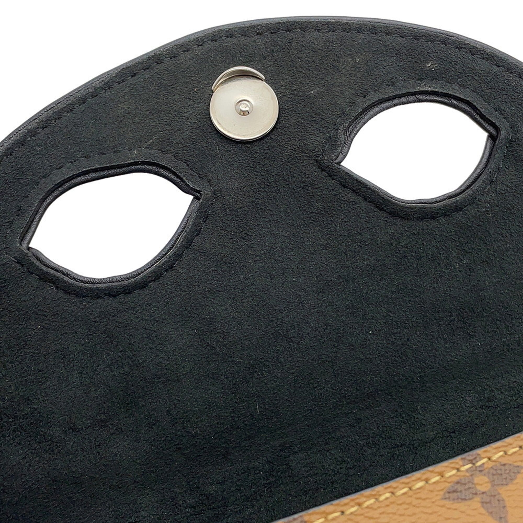 Louis Vuitton Monogram Reverse Noir Monogram Reverse Handbag Pochette Shoulder Bag