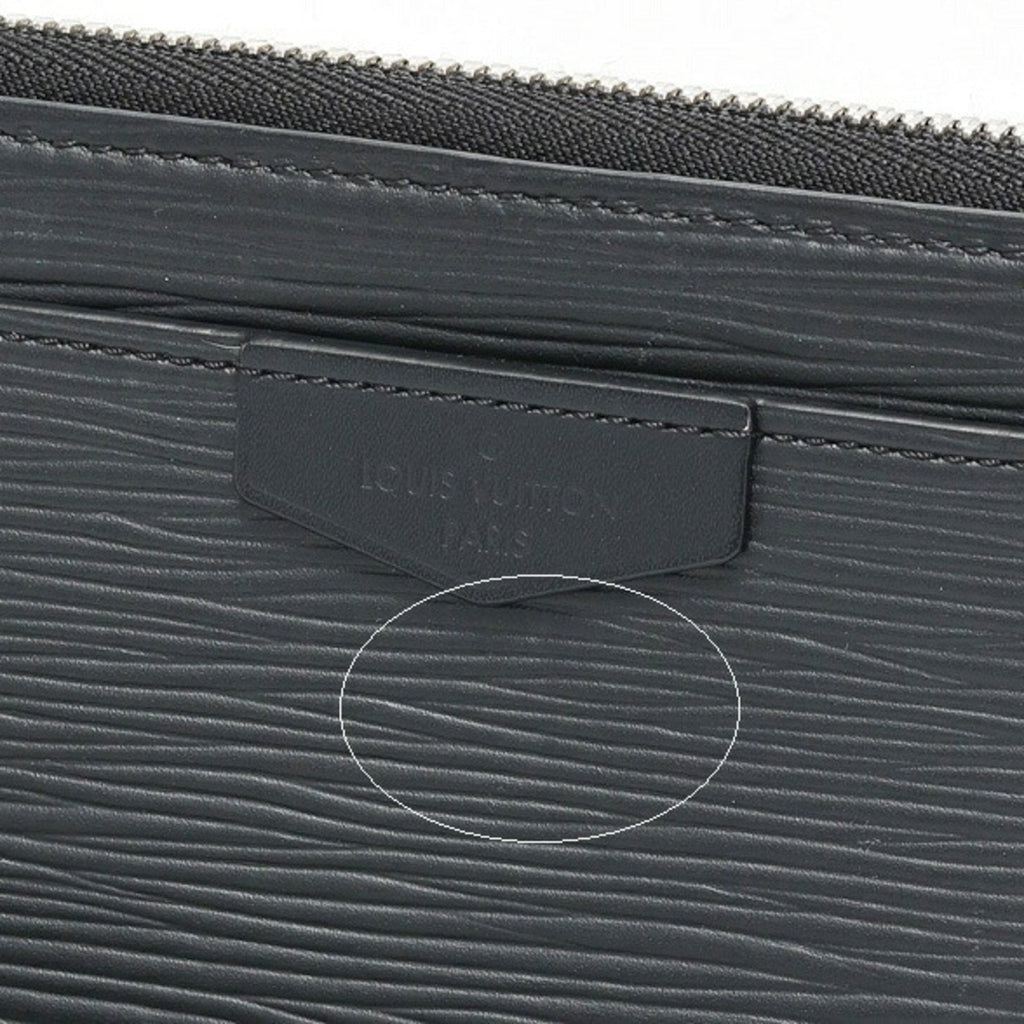 Louis Vuitton Black Noir Epi Leather Coin Purse/Coin Case
