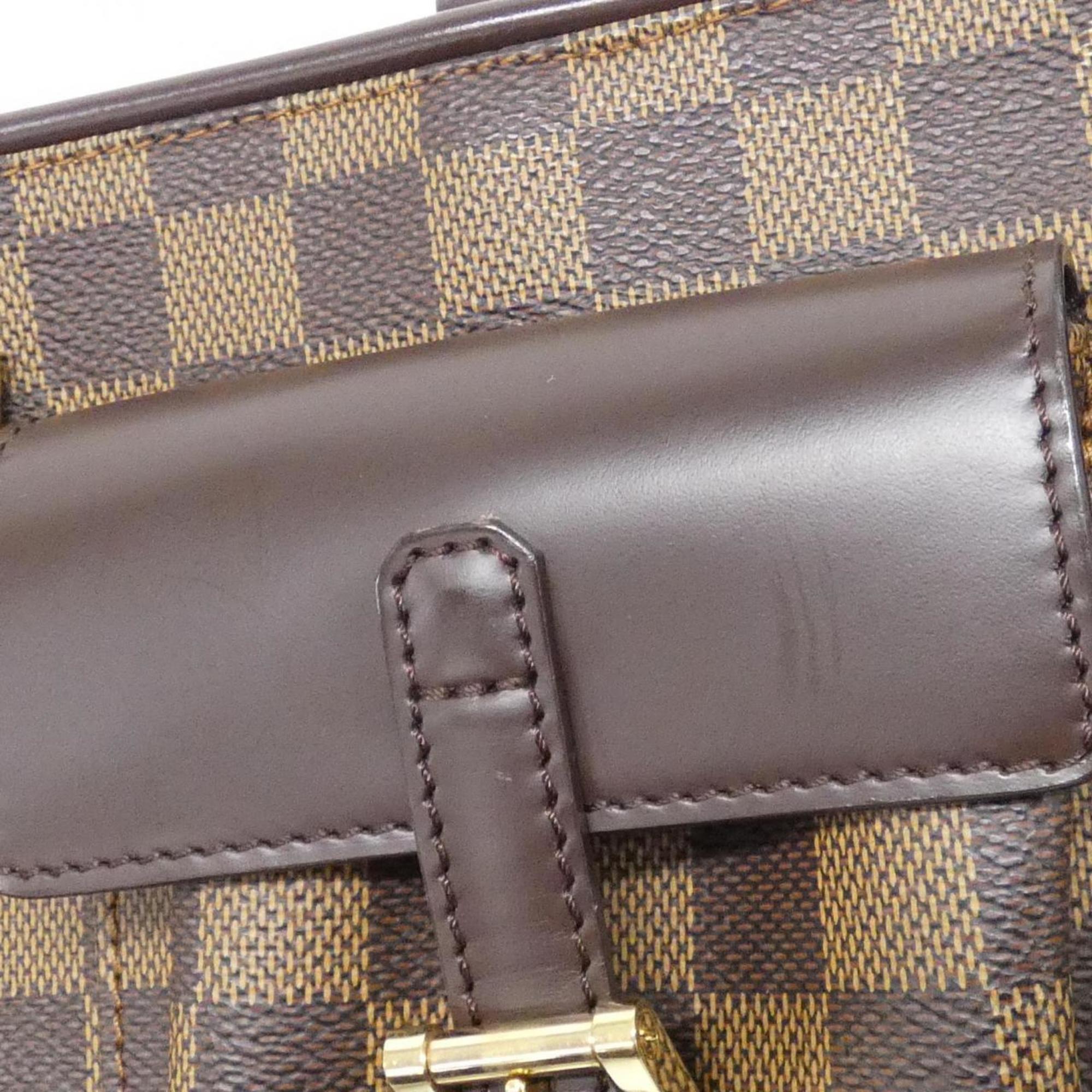 Louis Vuitton Damier Ebene Coated Canvas Handbag