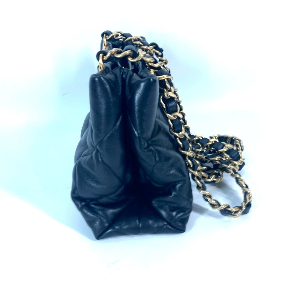 Chanel Black Leather Shoulder Bag