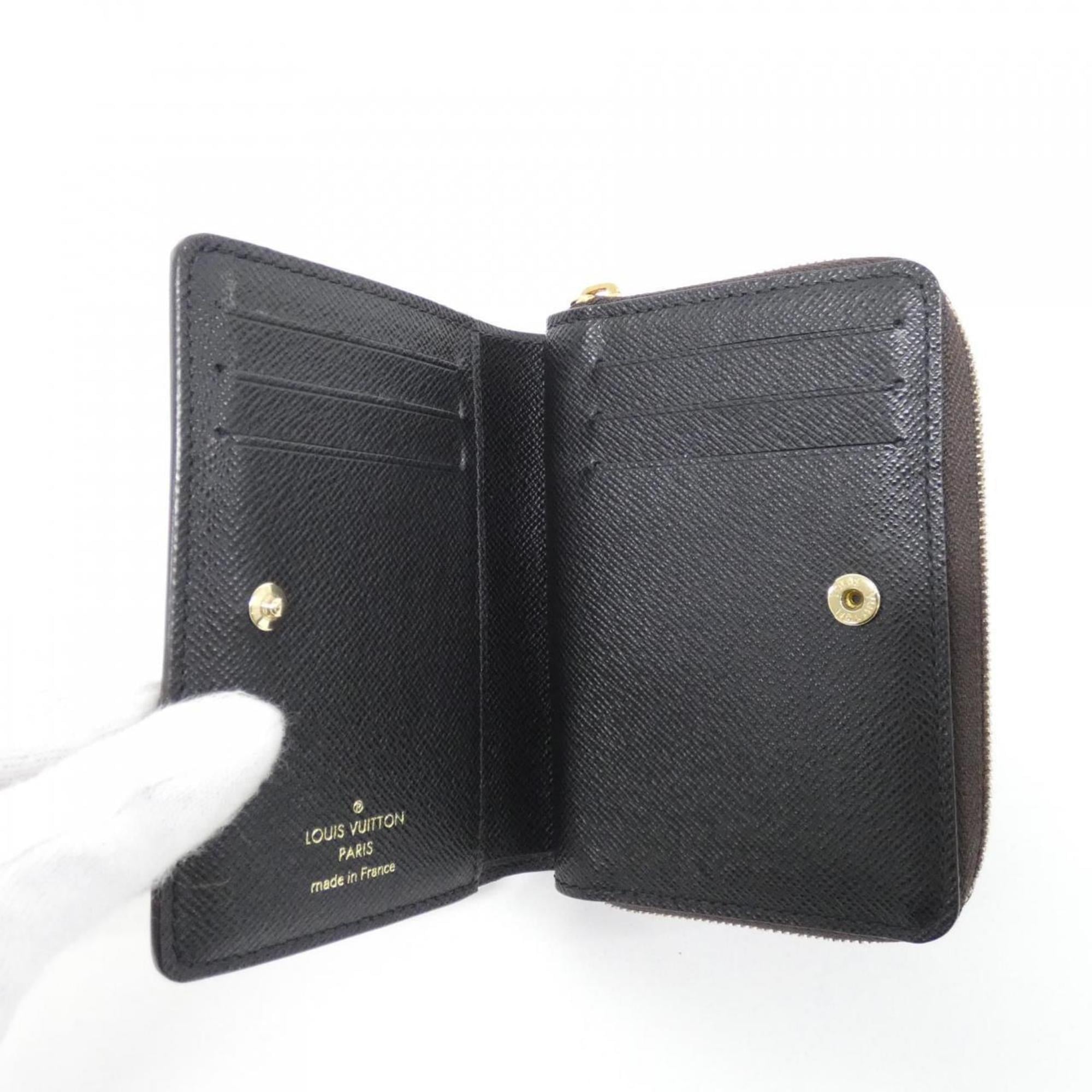 Louis Vuitton Marron Coated Canvas Wallet