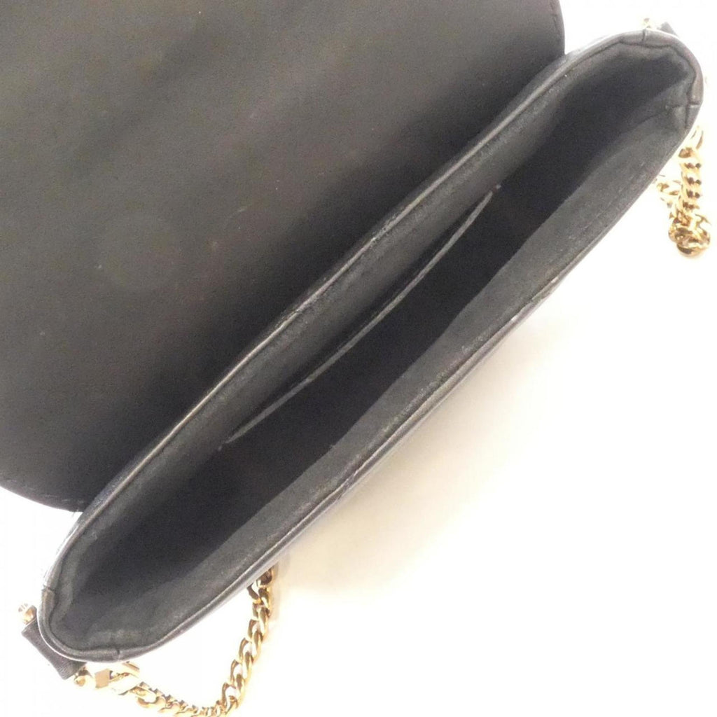 Louis Vuitton Black Leather Pochette Shoulder Bag