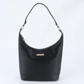 Gucci Black Leather Handbag Shoulder Bag (Pre-Owned)