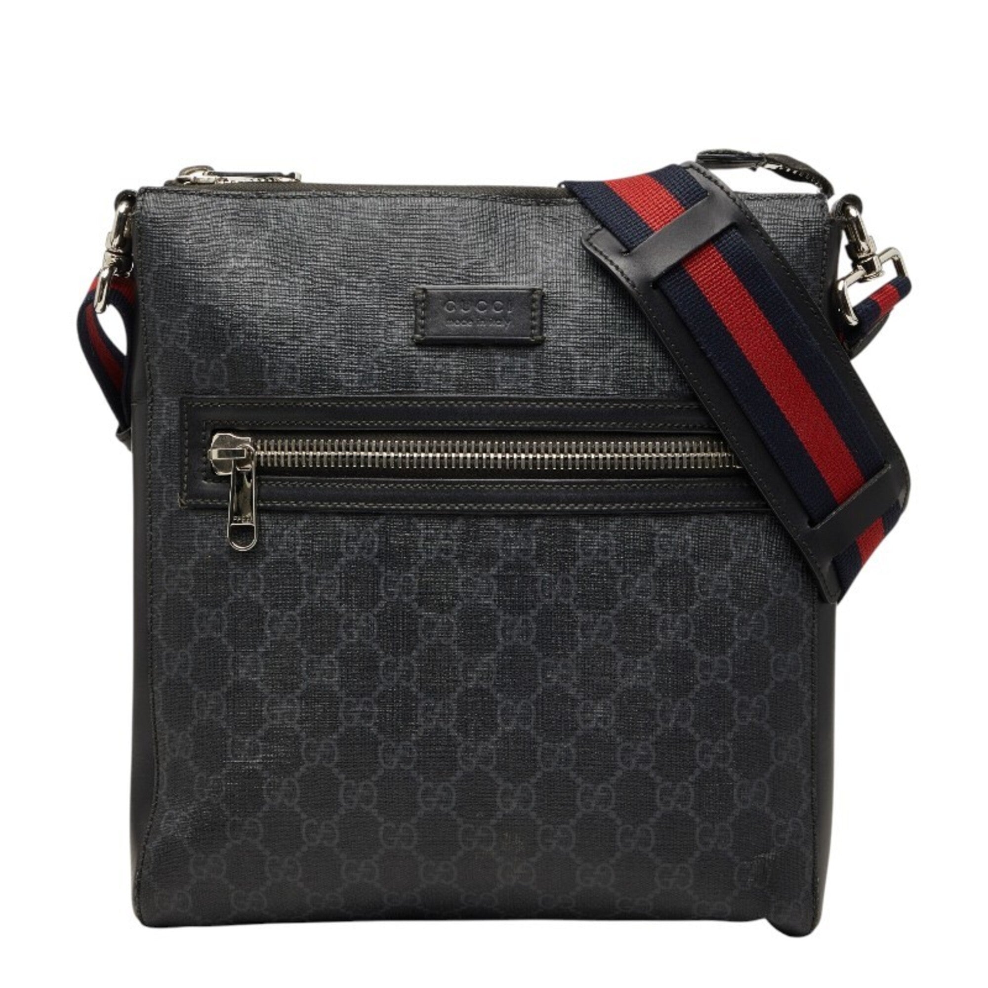 Gucci Black Pvc Leather Shoulder Bag (Pre-Owned)