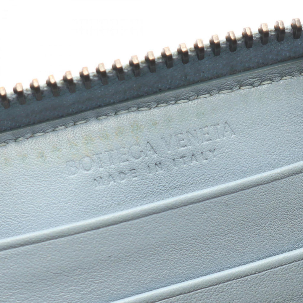 Bottega Veneta Blue Leather Wallet (Bi-Fold)
