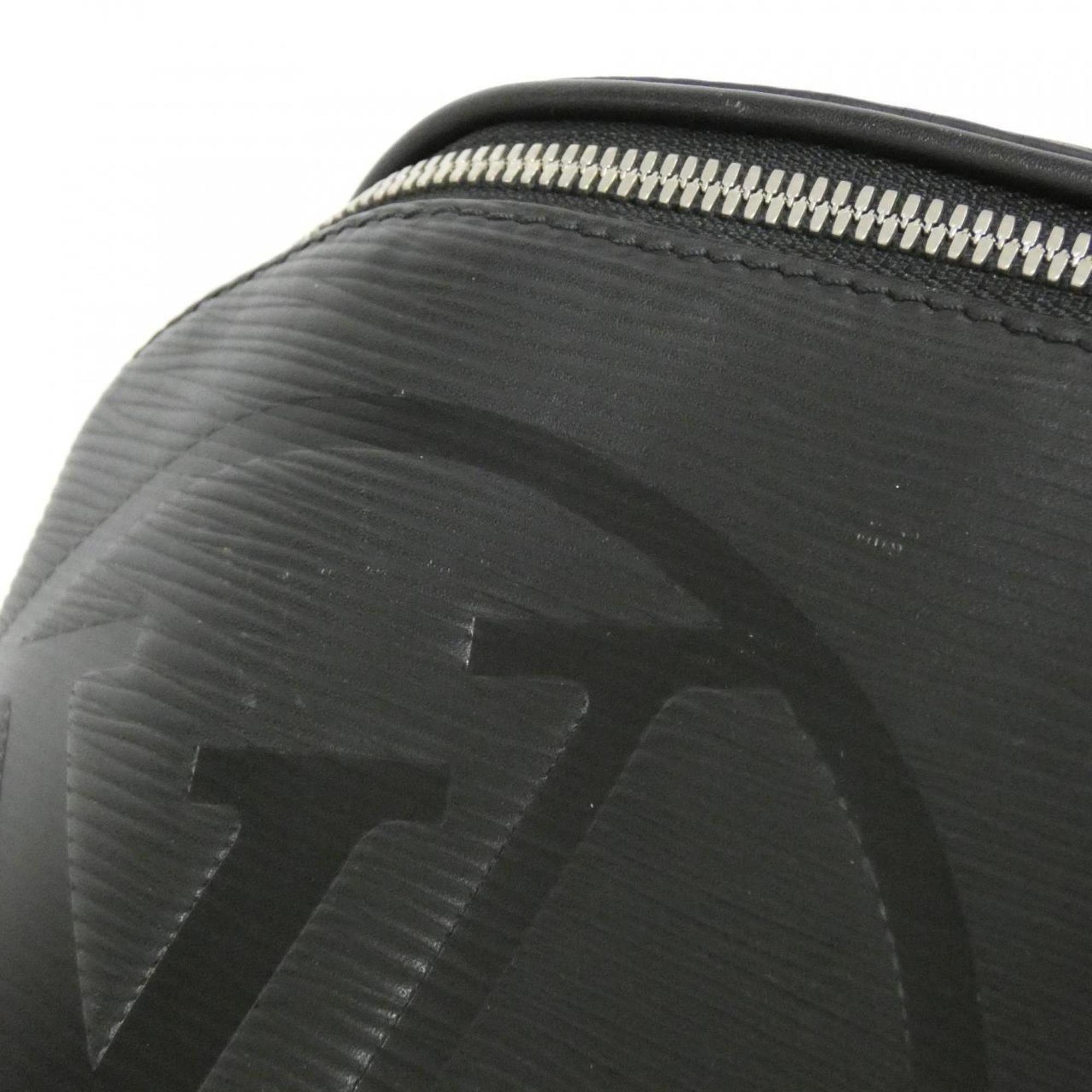 Louis Vuitton Black Leather Shoulder Bag