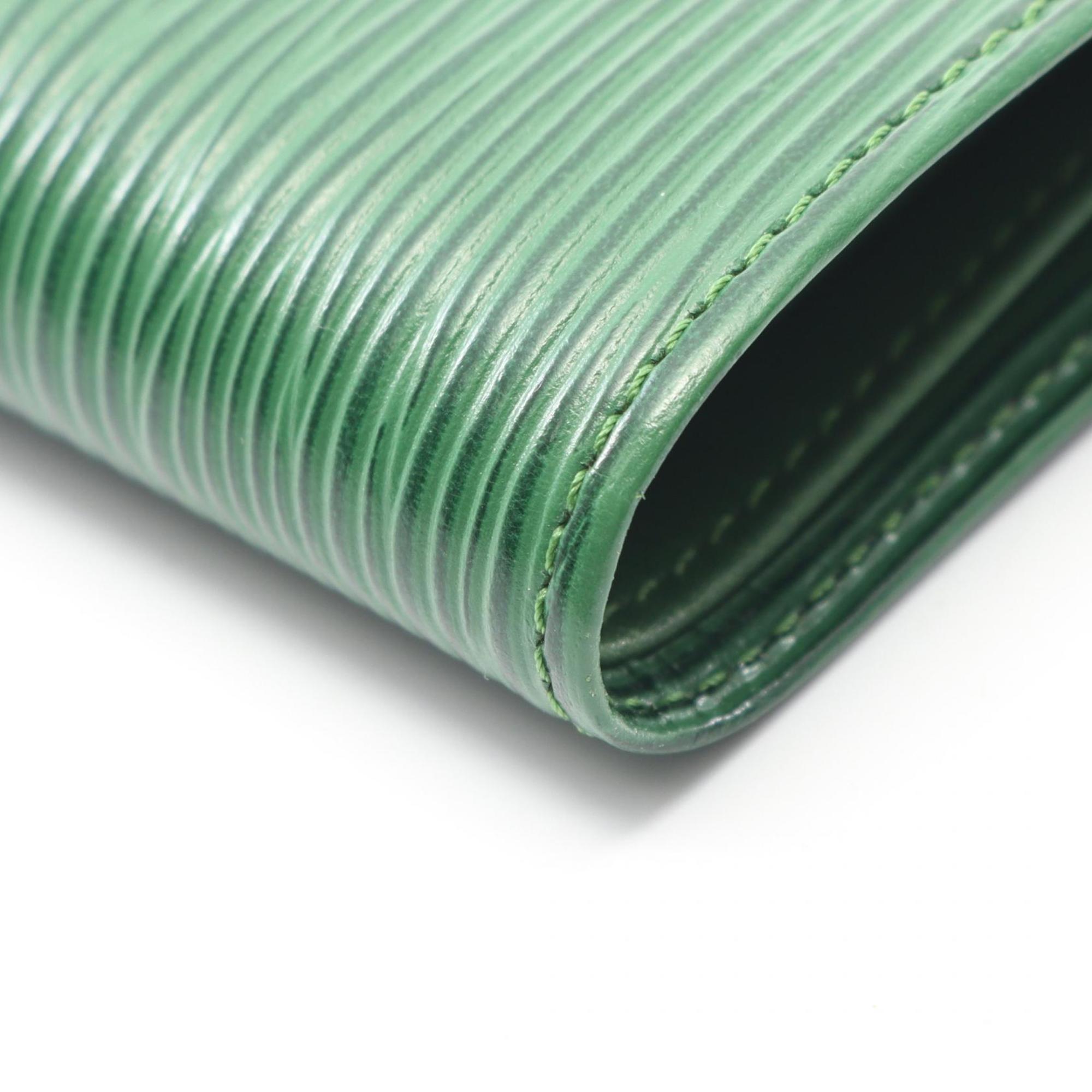 Louis Vuitton Borneo Green Green Epi Leather Wallet