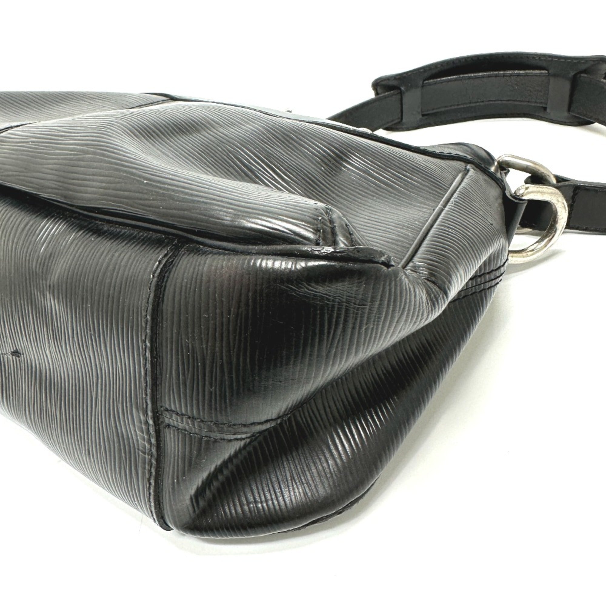 Louis Vuitton Black Leather Handbag