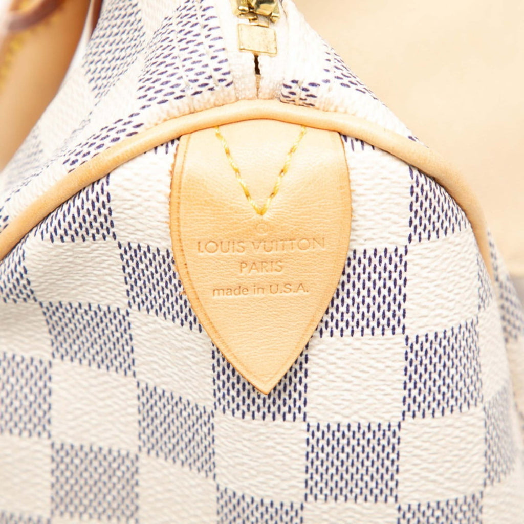 Louis Vuitton White Pvc Leather Boston Bag Handbag