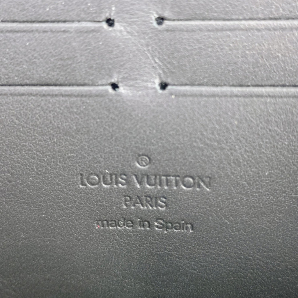 Louis Vuitton Black Leather Long Wallet