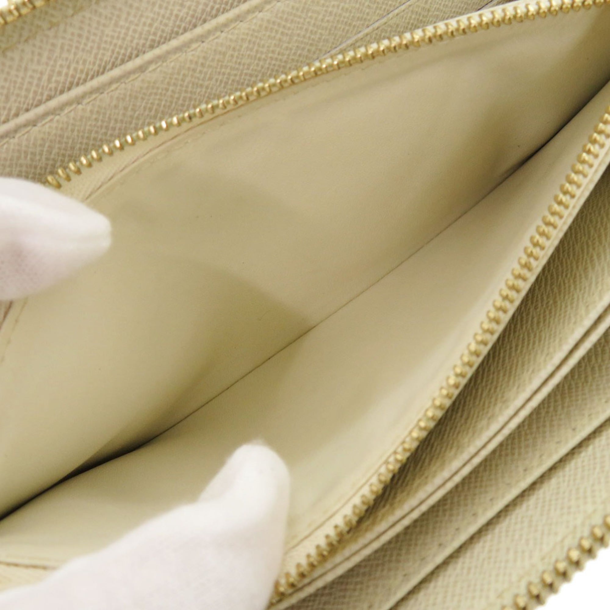 Louis Vuitton Beige Monogram Mini Lin Long Wallet