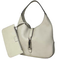 Gucci New Jackie White Leather Shoulder Bag (Pre-Owned)