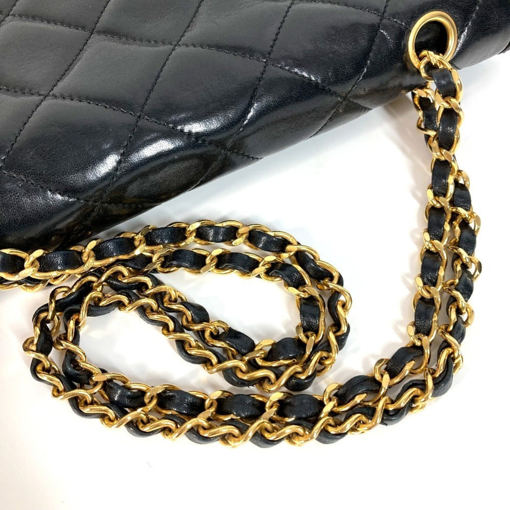 Chanel Black Leather Shoulder Bag
