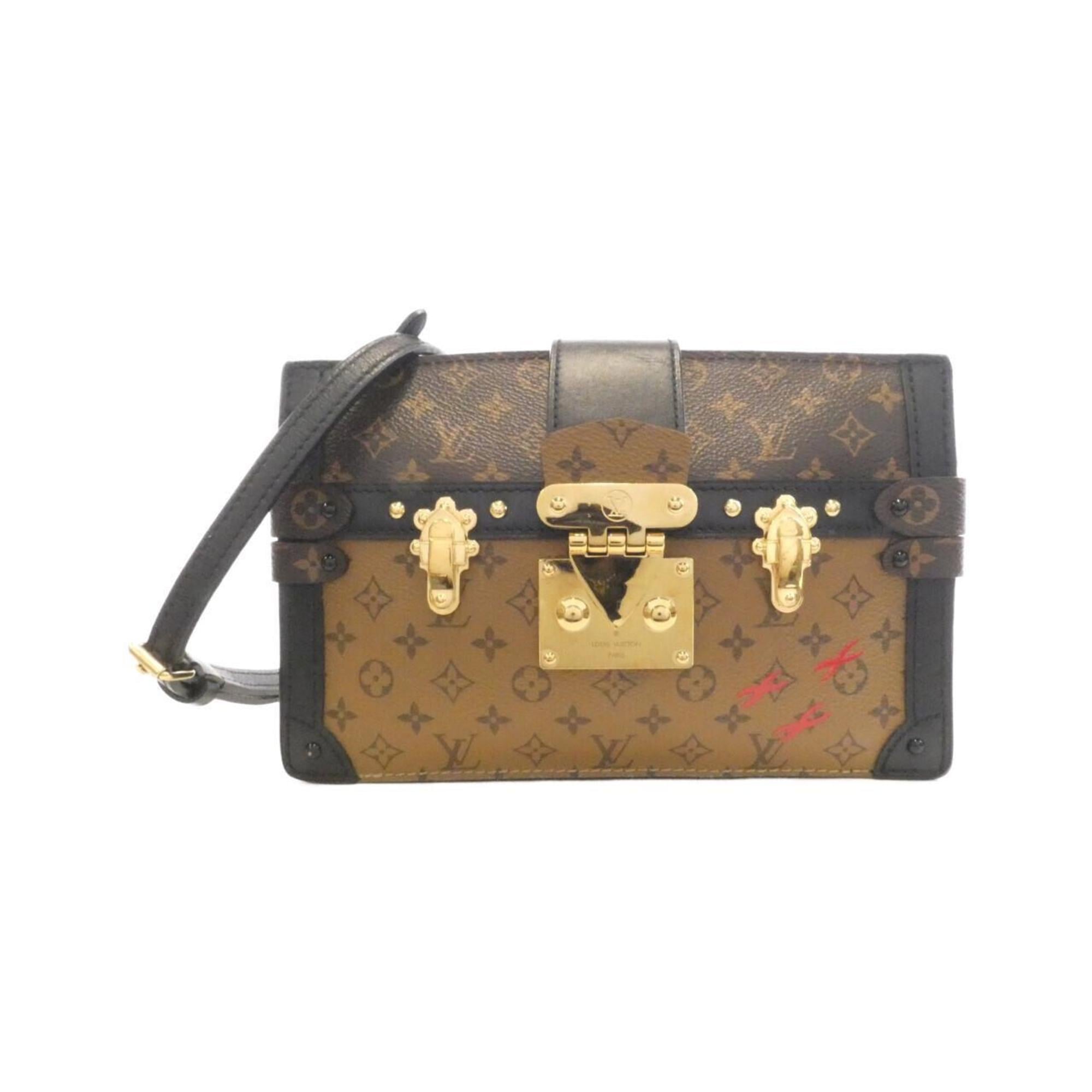 Louis Vuitton Marron Coated Canvas Shoulder Bag