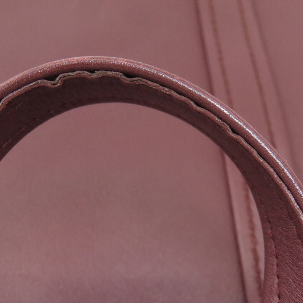 Balenciaga Bordeaux Leather Hand
