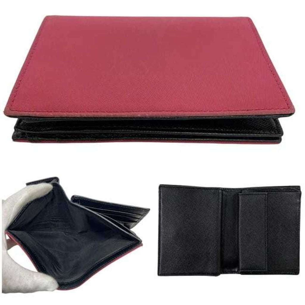 Prada Pink Nylon Saffiano Wallet (Bi-Fold)
