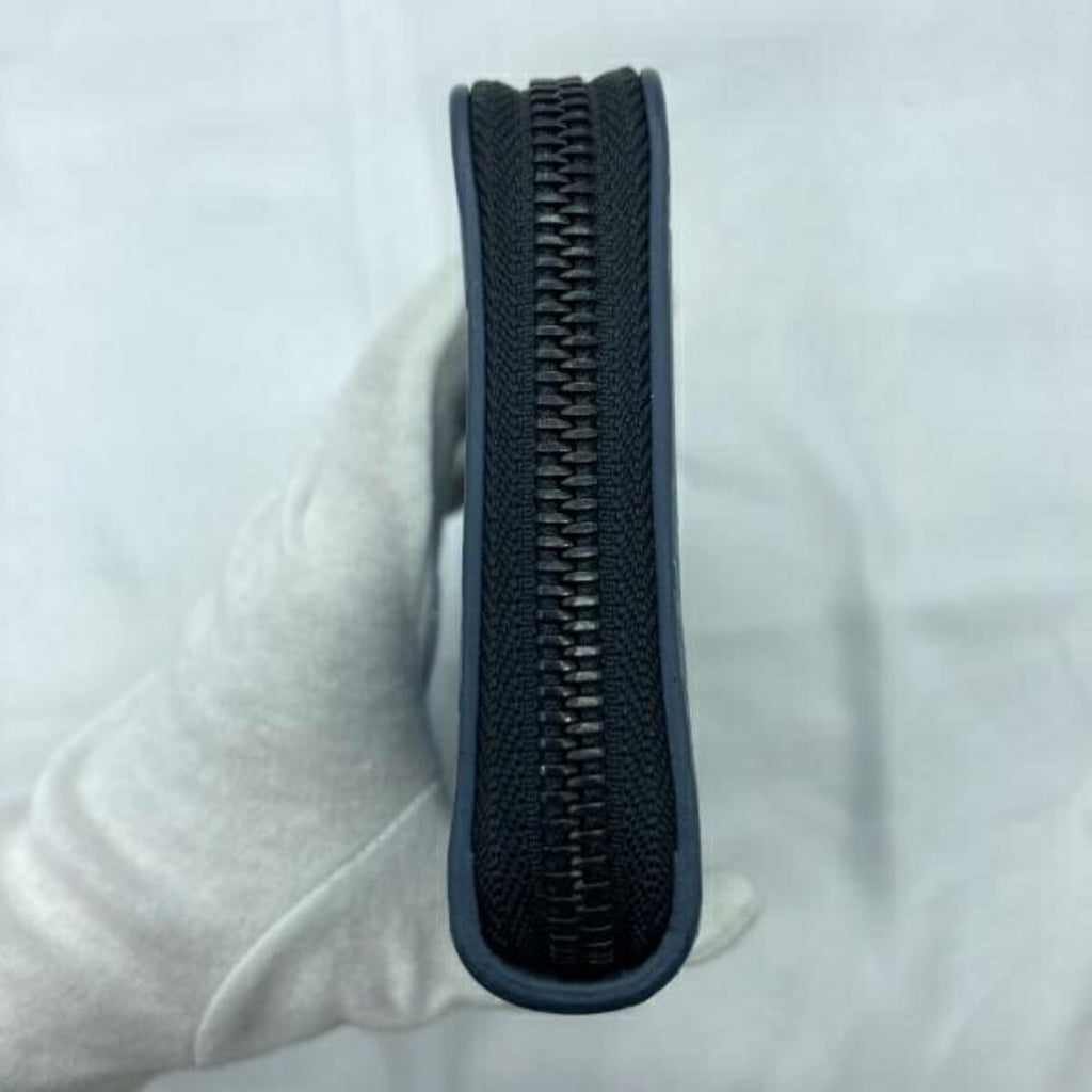 Louis Vuitton Monogram Shadow Blue Navy Monogram Shadow Long Wallet