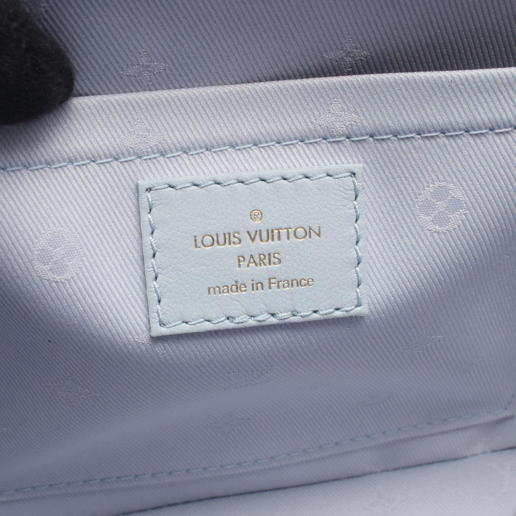 Louis Vuitton Blue Leather Handbag