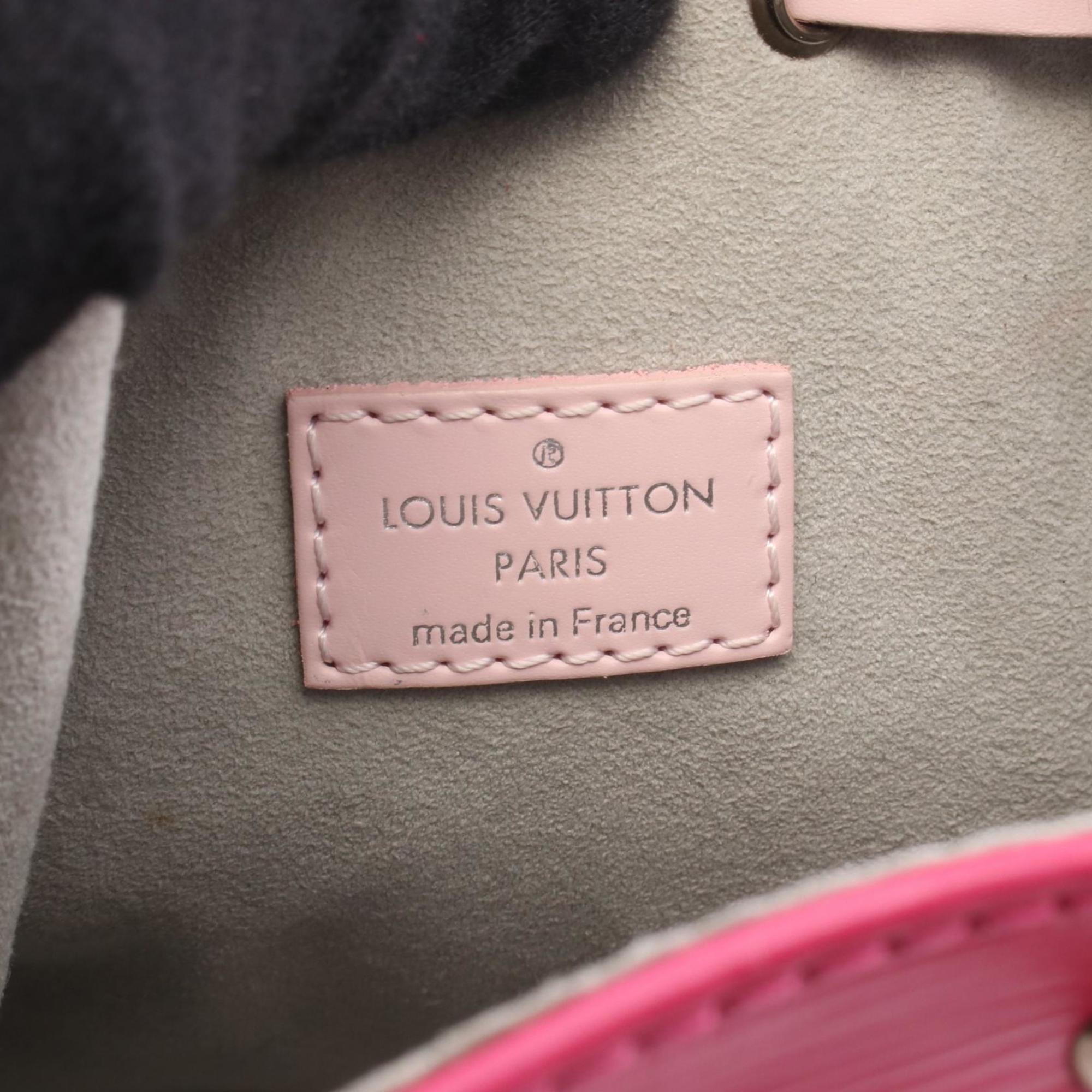 Louis Vuitton Blue Fuchsia Pink Epi Leather Handbag Shoulder Bag
