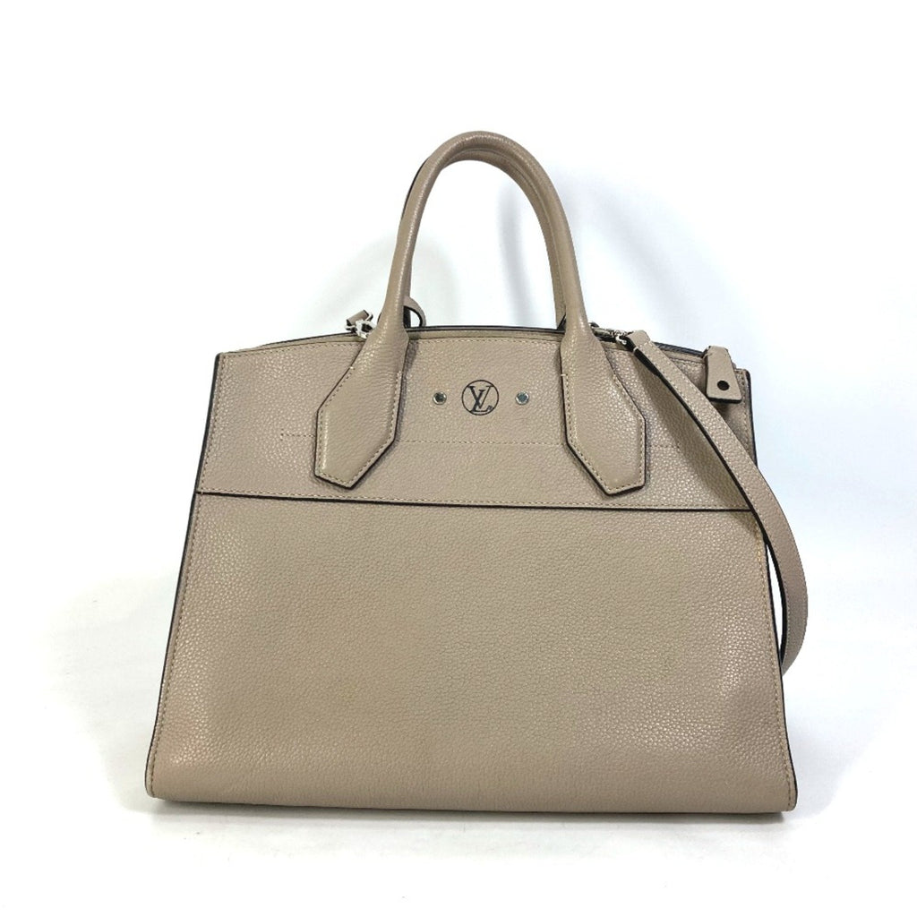 Louis Vuitton Gray Leather Handbag