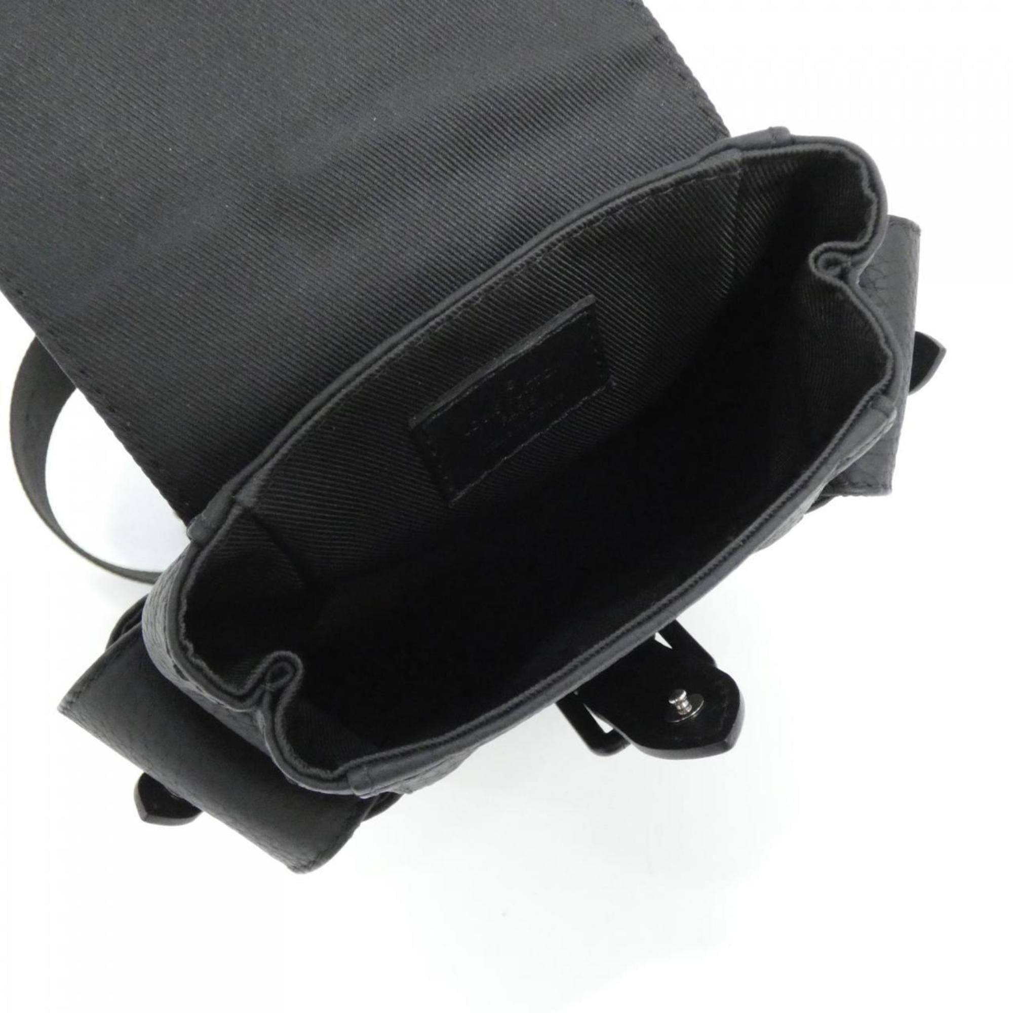 Louis Vuitton Black Leather Shoulder Bag