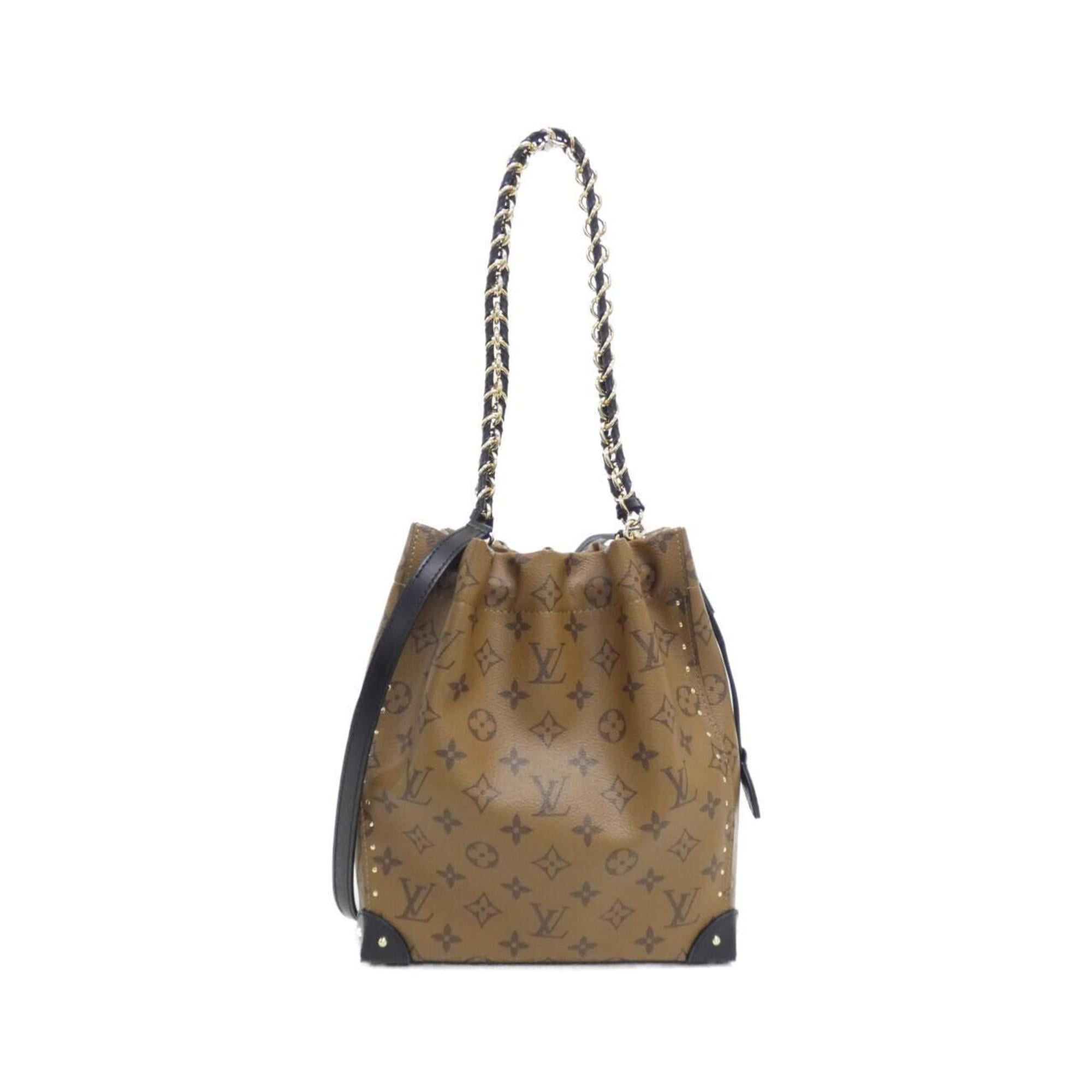 Louis Vuitton Marron Coated Canvas Shoulder Bag