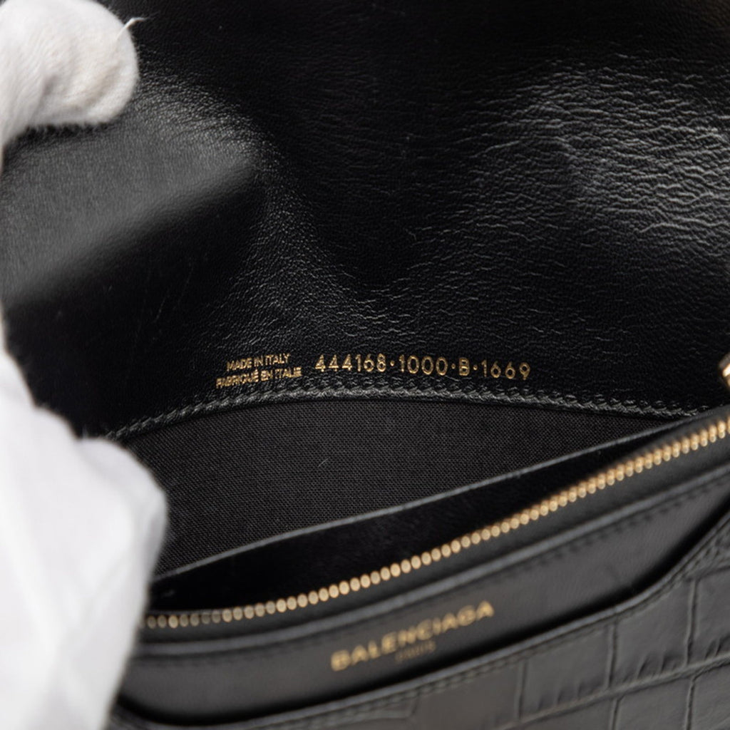 Balenciaga Black Leather Shoulder