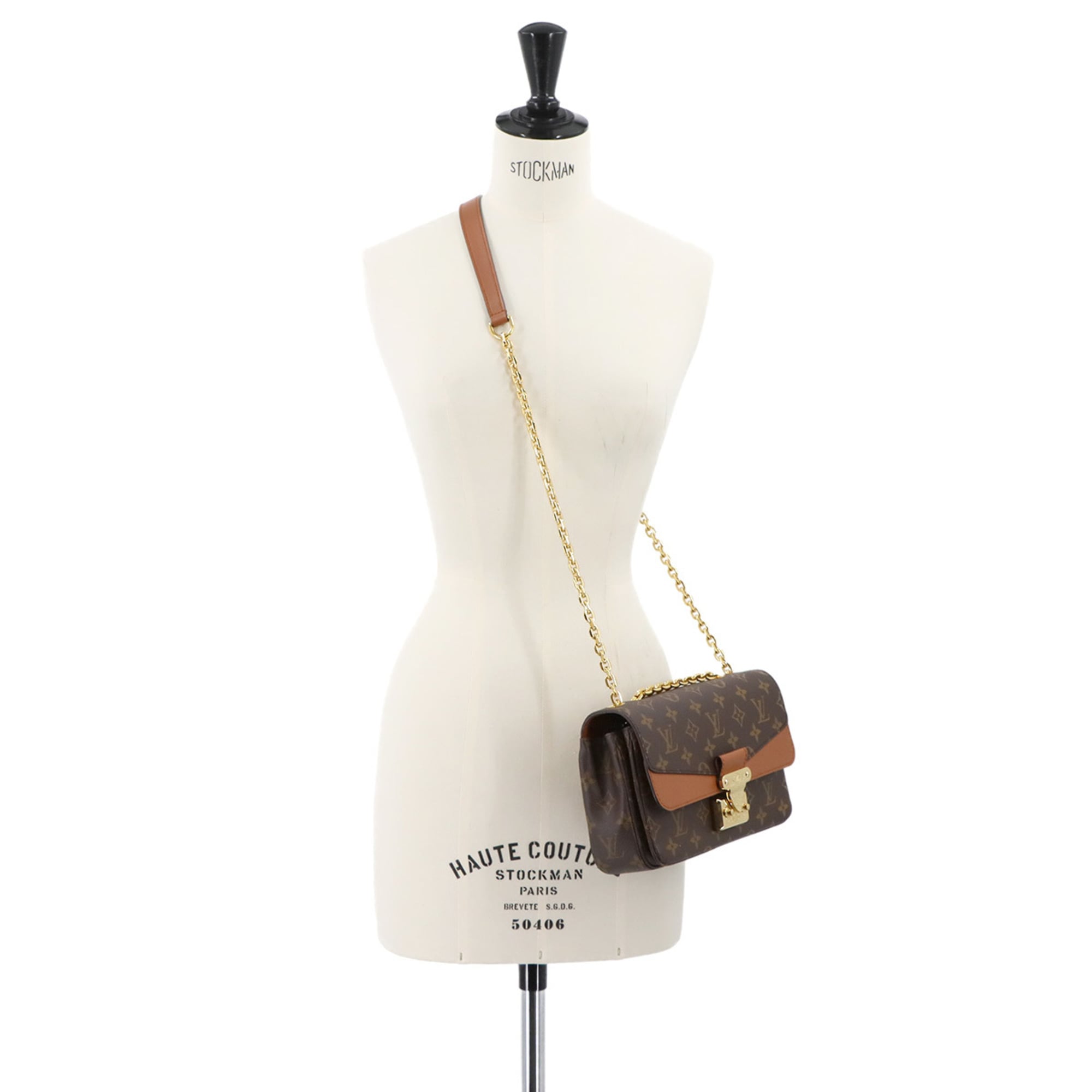 Louis Vuitton Caramel Monogram Monogram Canvas Leather Shoulder Bag
