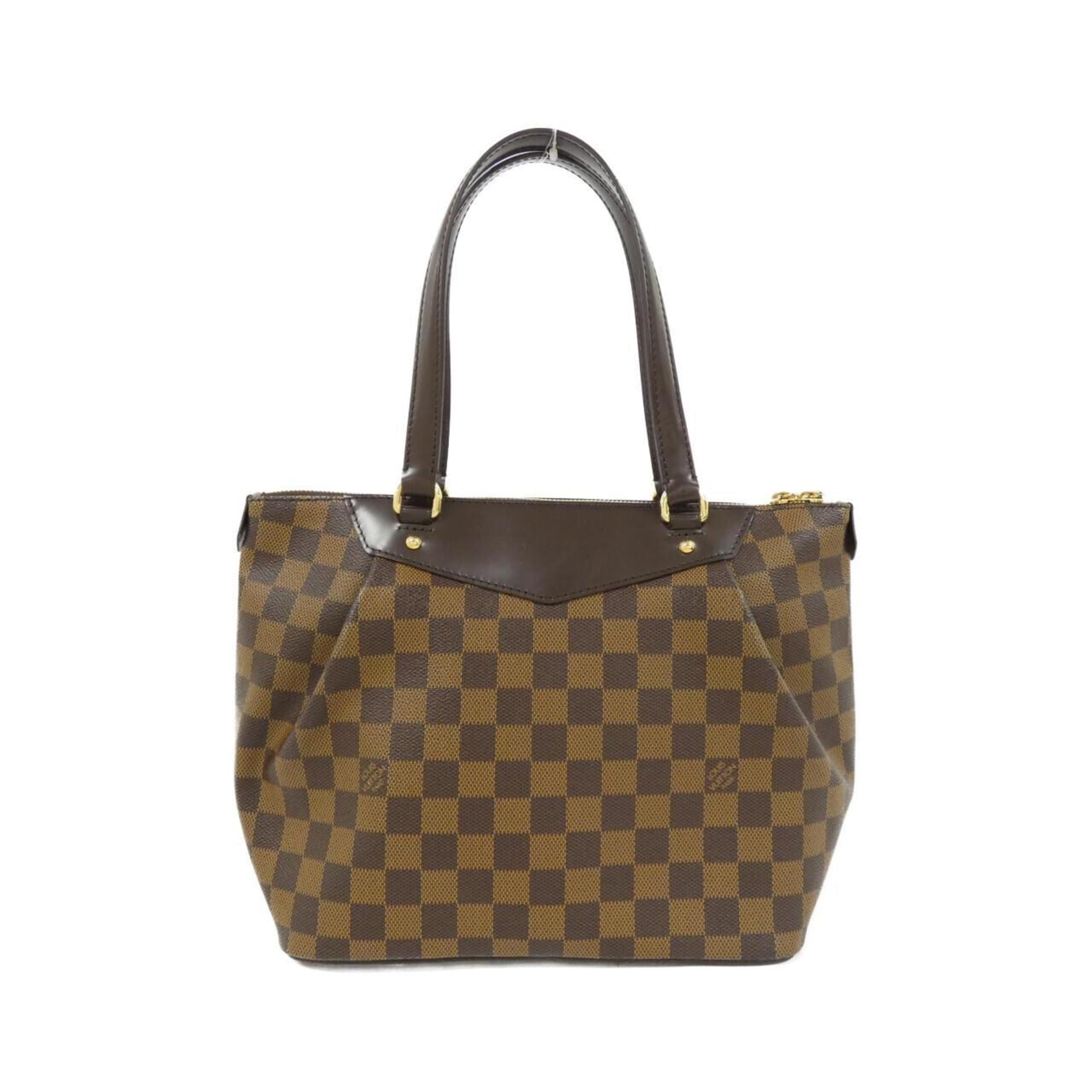 Louis Vuitton Ebene Coated Canvas Handbag