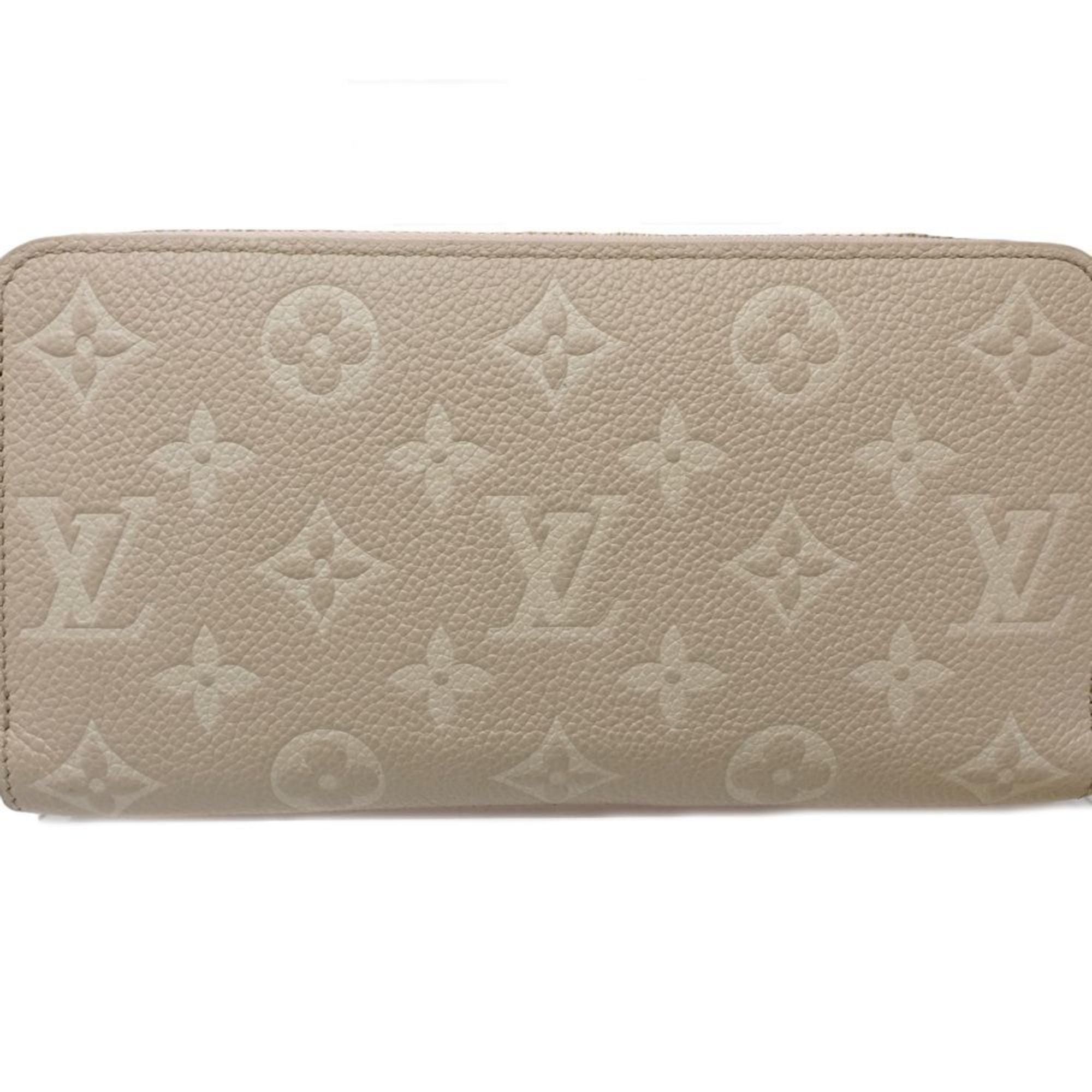 Louis Vuitton Beige Pink Yellow Monogram Empreinte Long Wallet