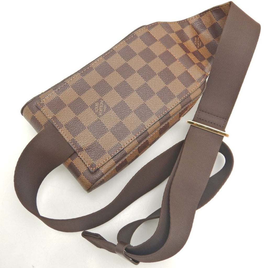 Louis Vuitton Brown Ebene Pvc Sling Bag