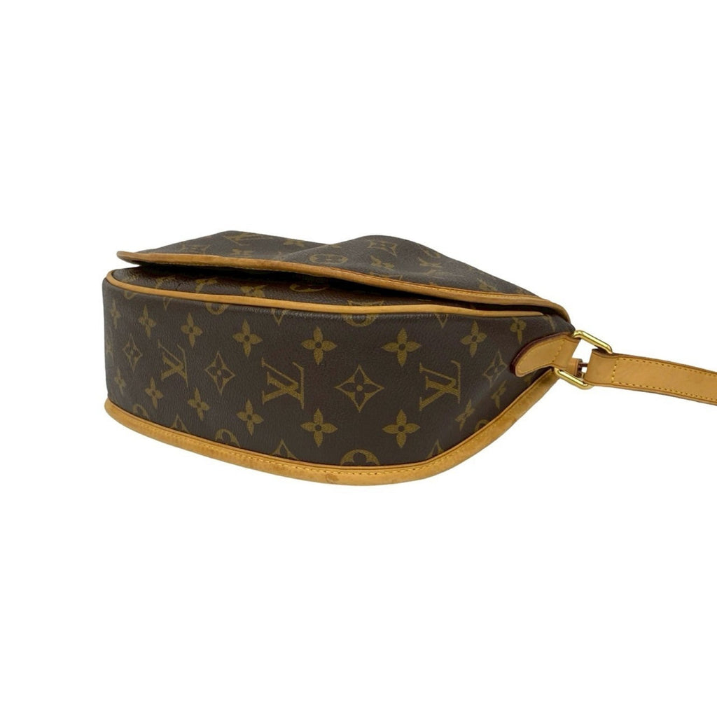 Louis Vuitton Brown Leather Pvc Pochette Shoulder Bag