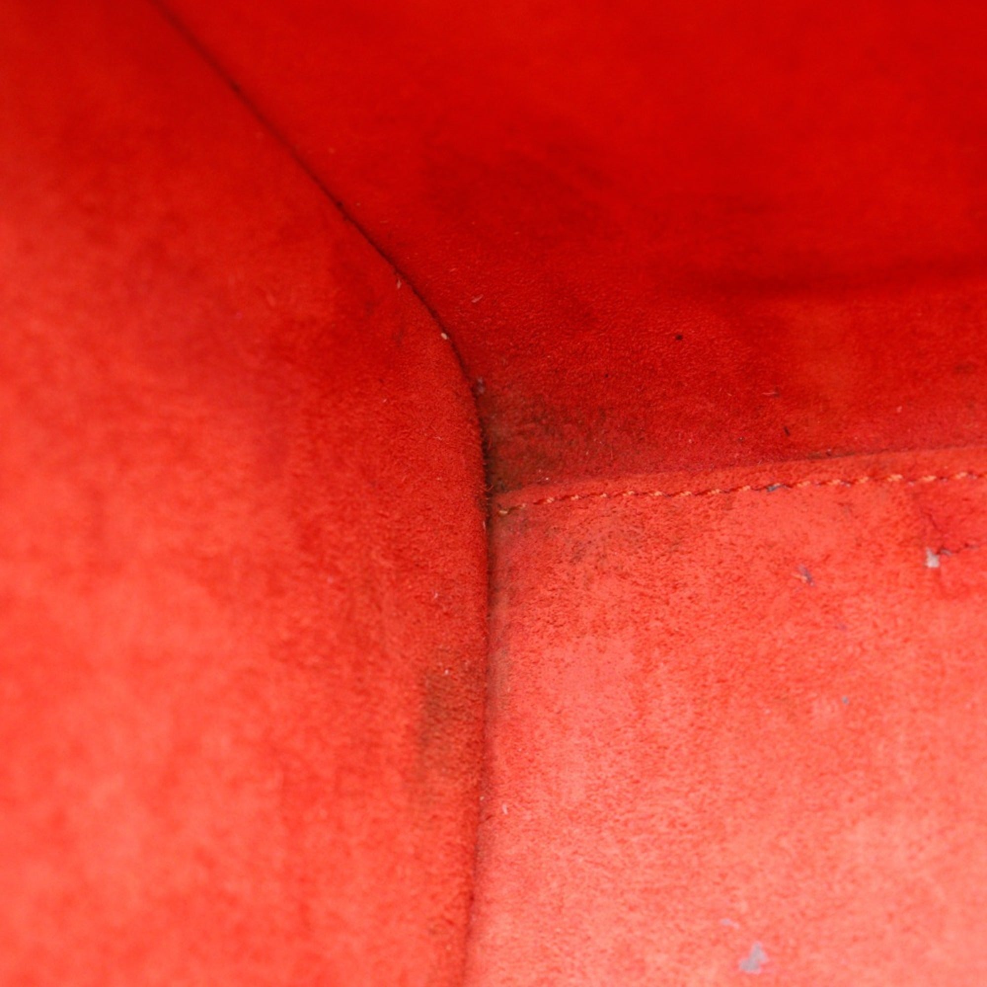 Celine Red Color Leather Handbag