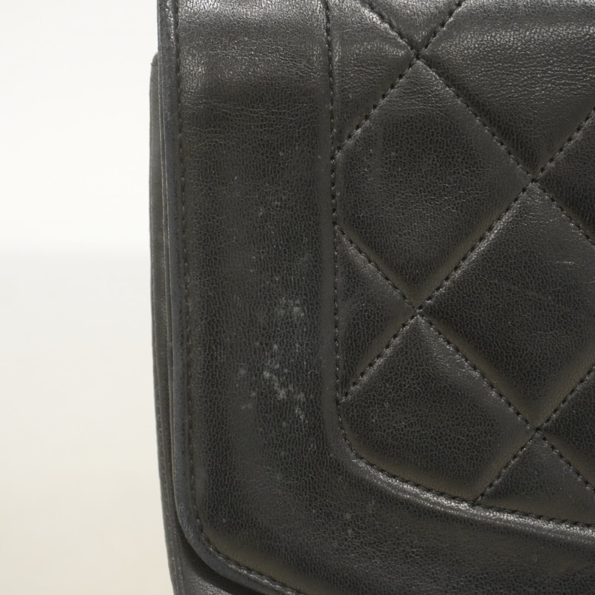 Chanel Black Leather Shoulder Bag