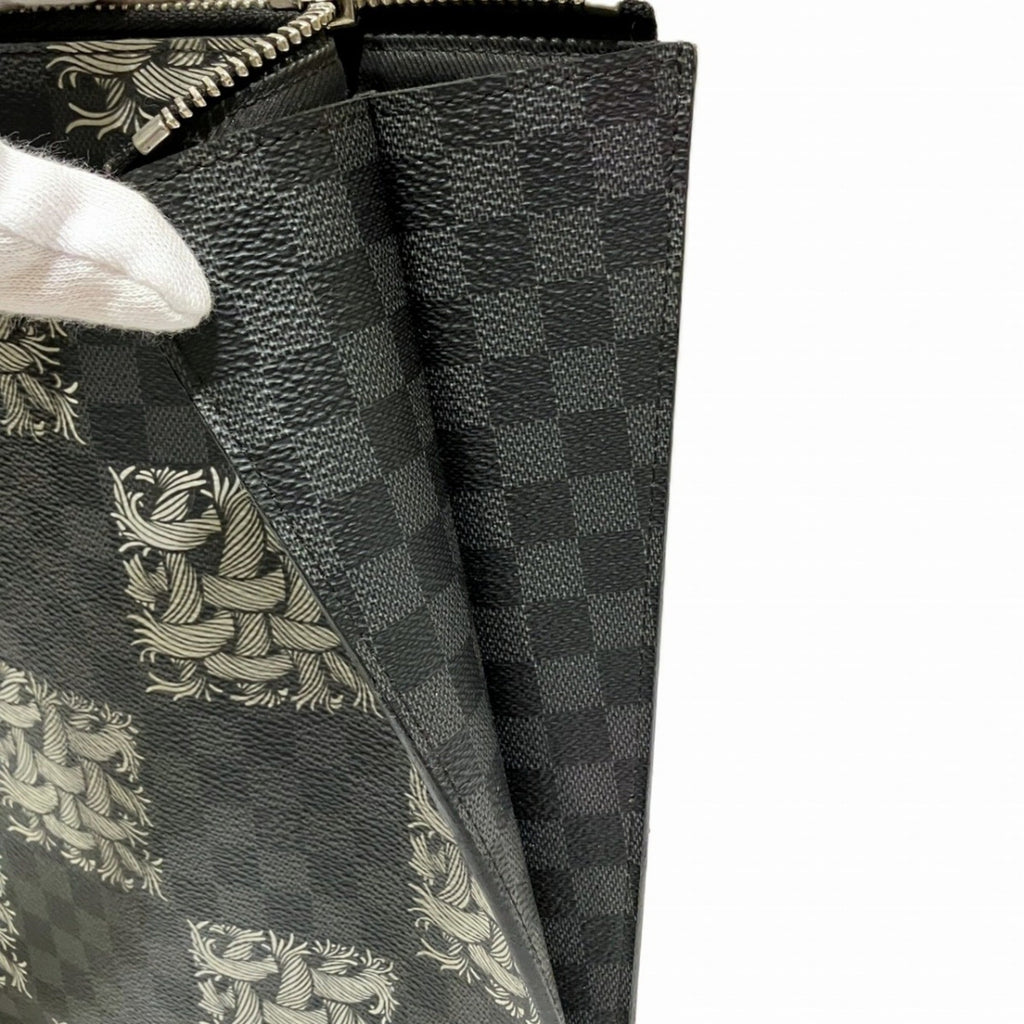 Louis Vuitton Black Pvc Clutch Bag Pochette