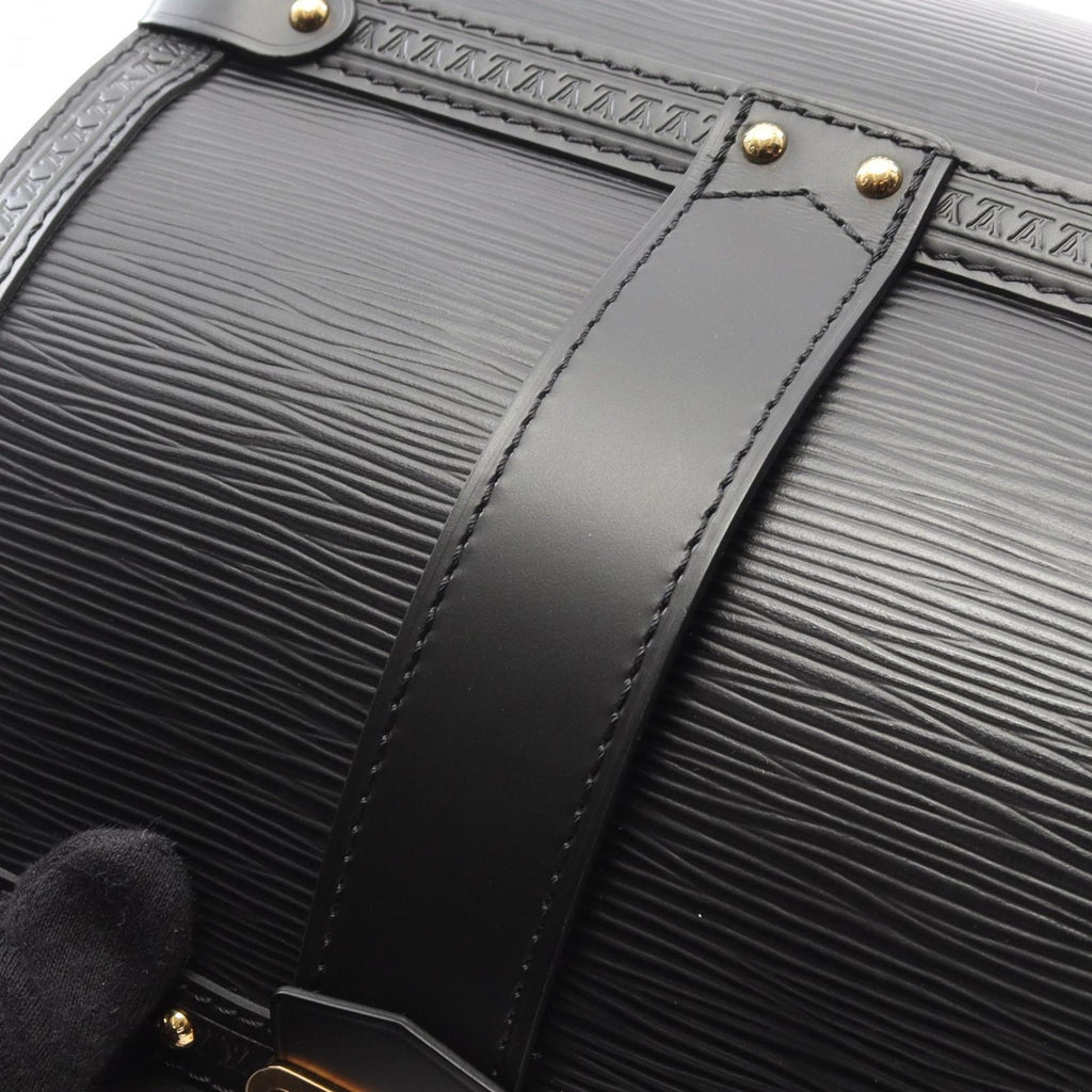 Louis Vuitton Black Epi Leather Handbag Shoulder Bag
