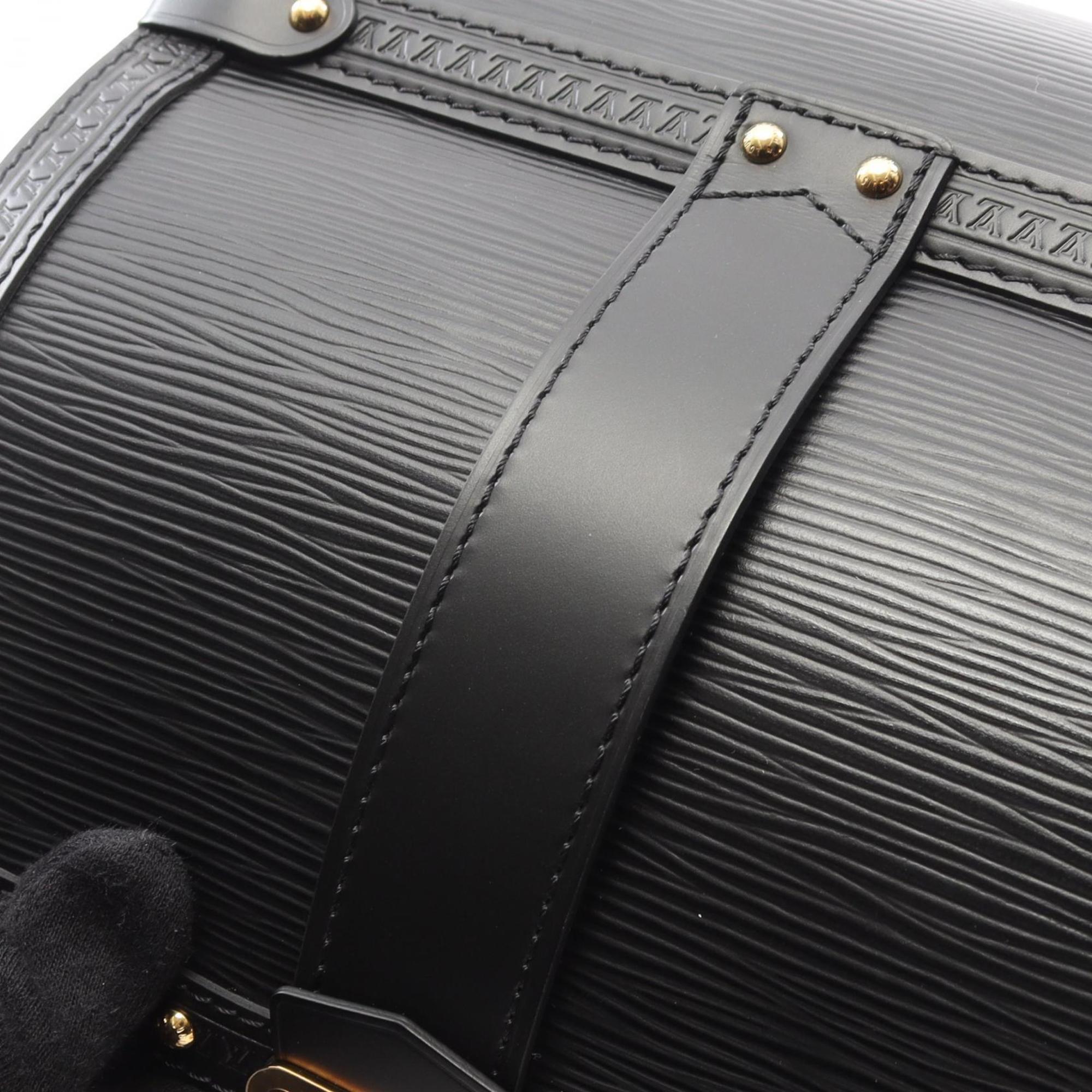 Louis Vuitton Black Epi Leather Handbag Shoulder Bag